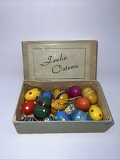 16 Ostereier  DDR Holzeier