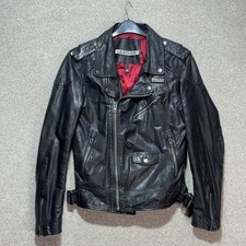 Superdry Leder Biker Jacke