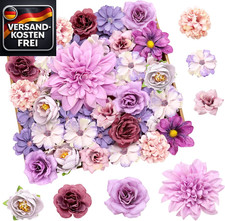Kunstblumen Lila Basteln