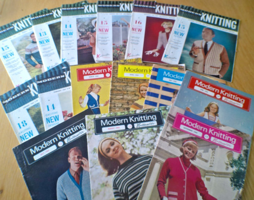 Vintage modern knitting - modern,