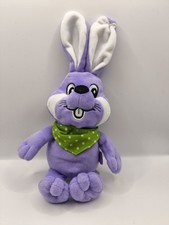 Milka Osterhase ca 30cm Stofftier Plüschtier Kuscheltier Werbefigur Ostern Lila 