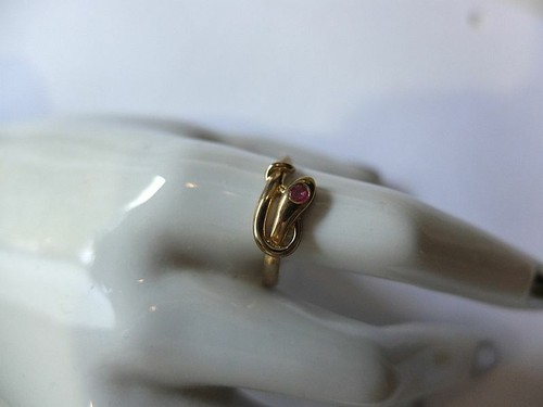 Vintage schlangenkopfring mit - vintage,