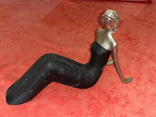 Skulptur sitzende diva dame - diva,