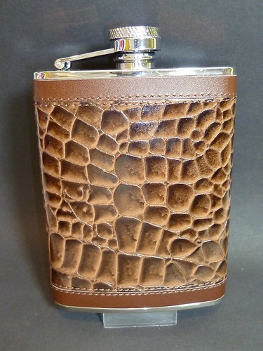 Feiner flachmann leder - ,