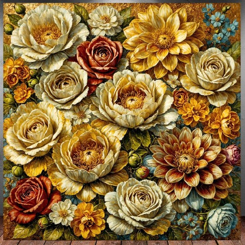 Leinwand bild xxl - bild, blumen