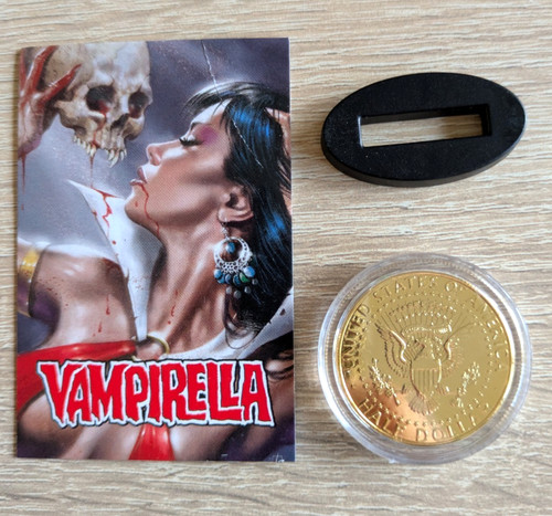 Vampirella coin vergoldete - coin,