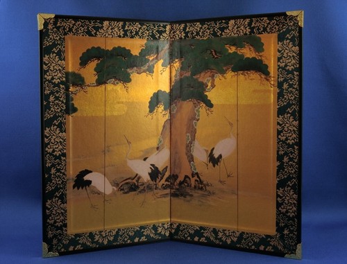 Mini byobu folding screen - mini,