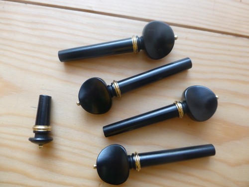 Ebenholz violine fußrasten - ebenholz,
