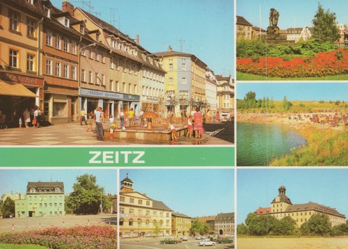 Ddr ansichtskarte zeitz - ansichtskarte,