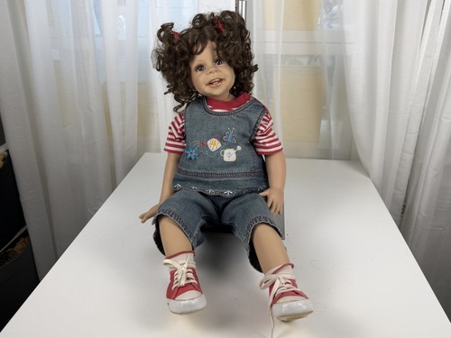 Künstlerpuppe puppe monika - künstlerpuppe,