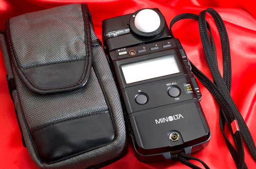 Minolta flash meter exc - flash, iv