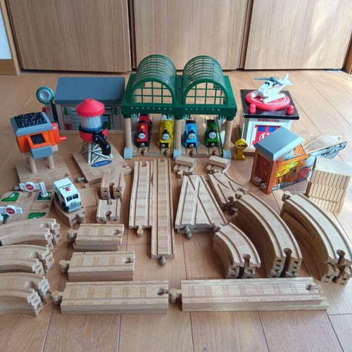Thomas holzeisenbahn set - holzeisenbahn,