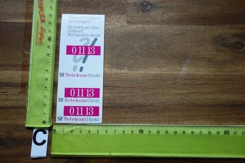Alter aufkleber post telefon - post,