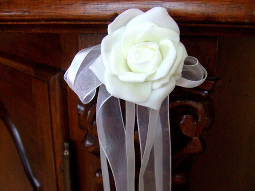 Schleife hochzeit brautauto - schleife,