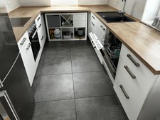 Moderne einbauküche form - moderne,