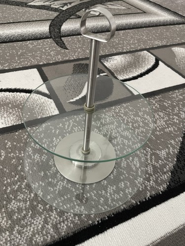 Etagere aus glas stöckig - aus, 2-stöckig