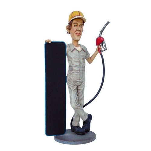 Tankwart esso aral skulptur - aral,