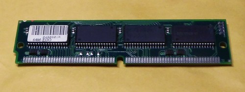 64mb edo ram pin 2 - 64mb, 72-pin