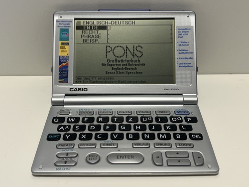 Casio word g2100 - ex-word, ew-g2100
