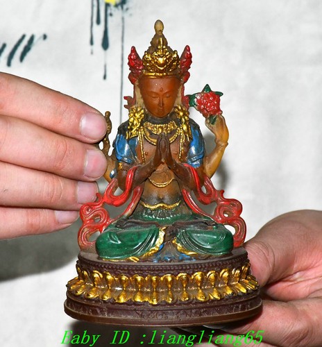 Tibet farbige glasur gemälde - tibet,