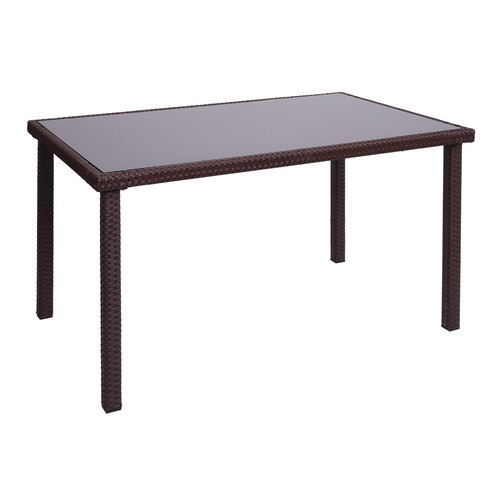 Poly rattan tisch - tisch, hwc-g19