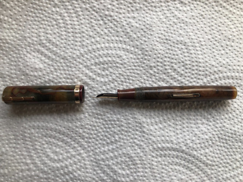 Art deco waterman füller lady - art,