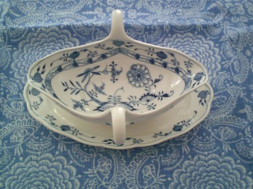 Meissen zwiebelmuster sauciere - meissen,