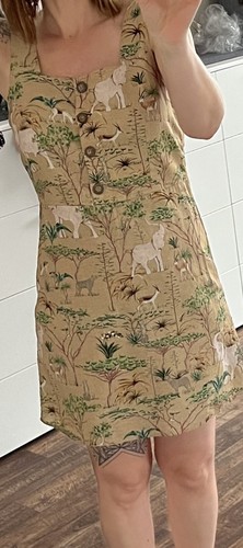 Mango*Träger*Kleid*Safari*kar