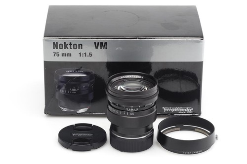 Voigtländer nokton 75mm - nokton, 1.5/75mm