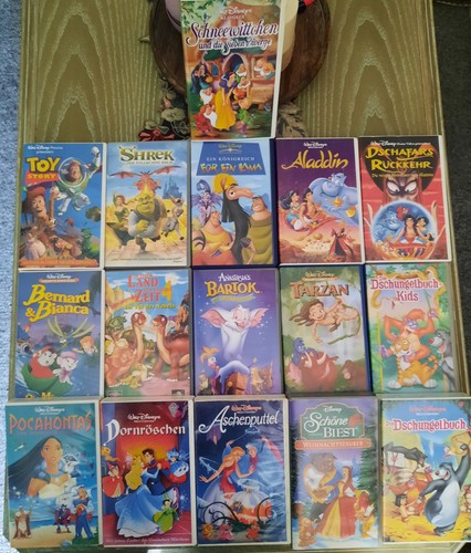 Walt disney filme vhs sammlung - walt,