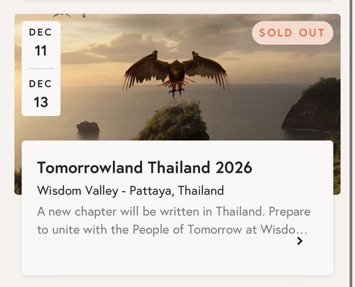 Tomorrowland thailand 2026 - tomorrowland,