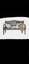 Sitzbank shabby chic grau - chic,