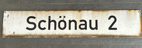 Emailschild schönau bahnhof - schönau,