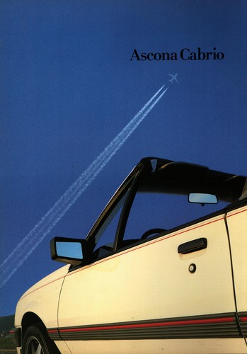 Prospekt opel ascona cabrio - ascona,