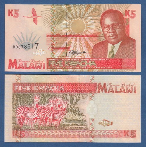 Malawi kwacha 6 1995 - kwacha, unc