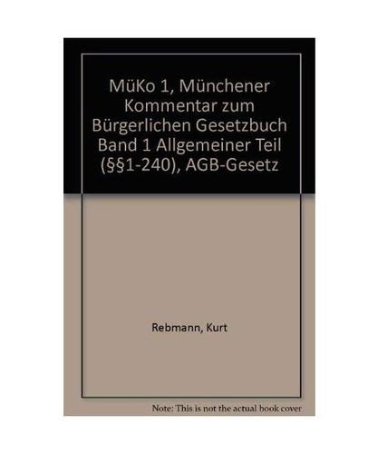Münchener kommentar zum - münchener,