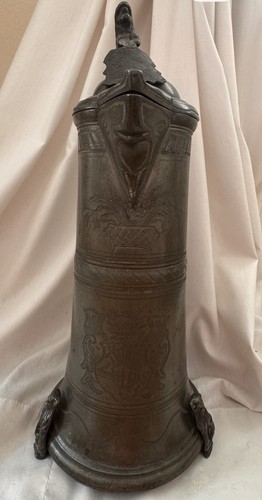 Großer zinnkrug - zinnkrug, /