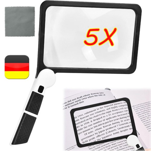 Große lupe led handlupe - große,