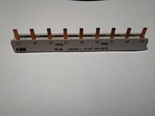 Abb sammelschiene polig - sammelschiene, 9-polig