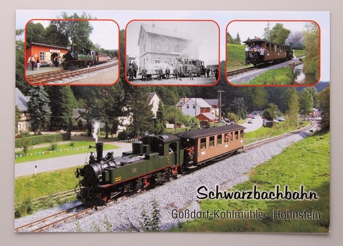 Postkarte schwarzbachbahn - postkarte,