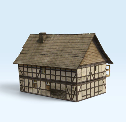 Diorama spur fachwerkhaus - spur, h0
