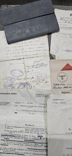 Alte dokumente papier - alte, konvolut