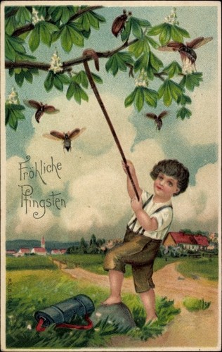 Präge glückwunsch - ak,