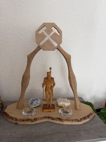 Handgeschnitzter steiger - handgeschnitzter,