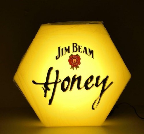 Jim beam honey - beam, leuchtreklame