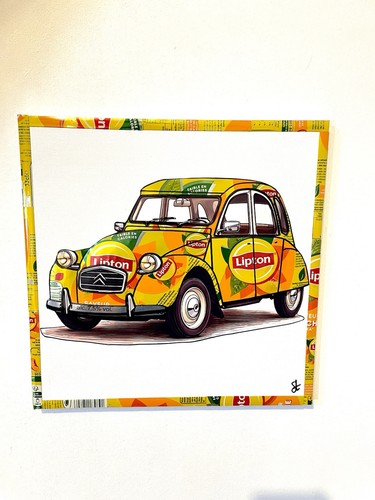 Citroën 2cv deko tafel 30 - tafel, x
