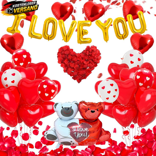 Valentinstag deko set mit - set,