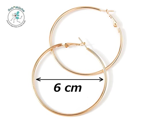 Ohrringe creolen 8 cm - ohrringe,