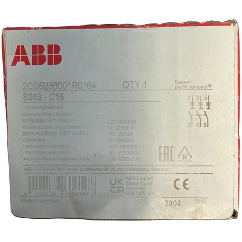 Abb s203 c16 - abb, s203-c16