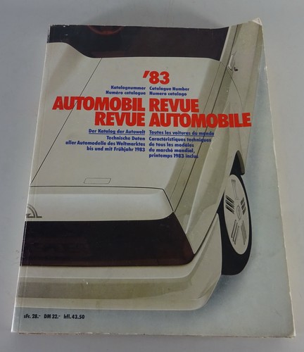 Katalog automobil revue 1983 - automobil,